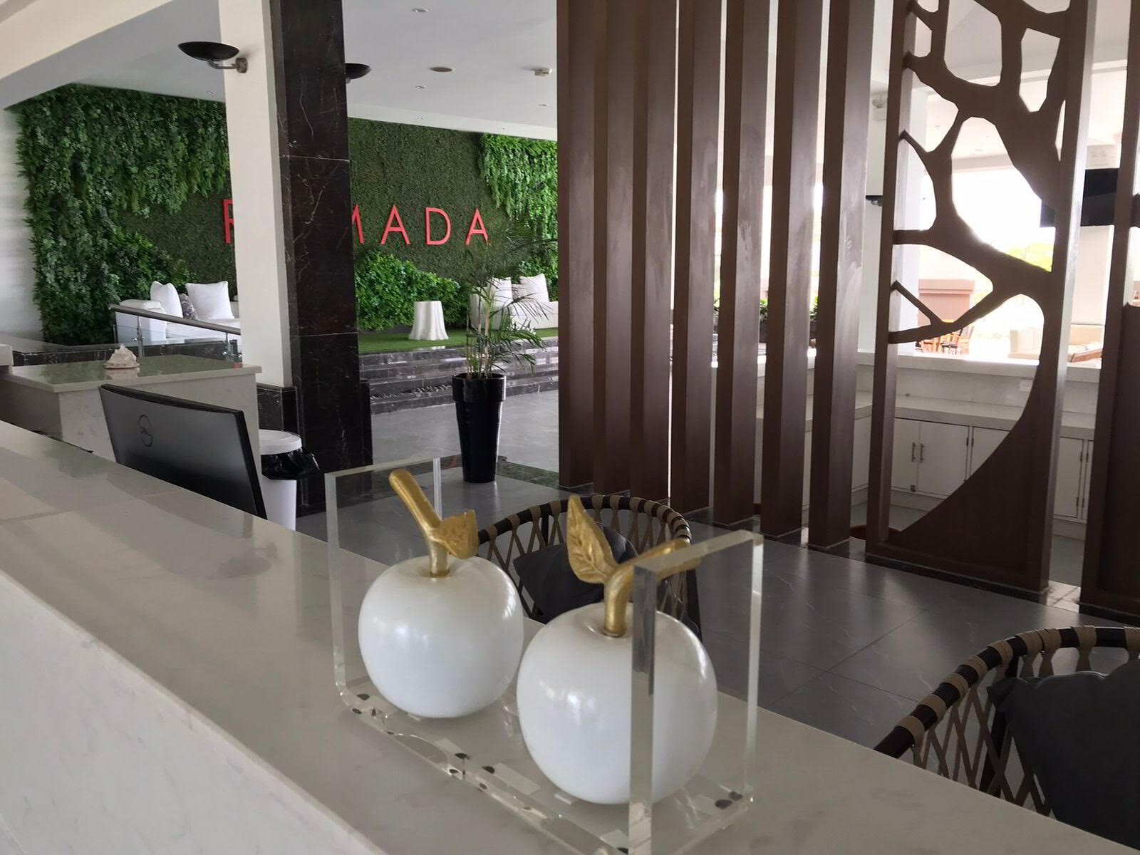 Luxury hotel reception and guest service operation
