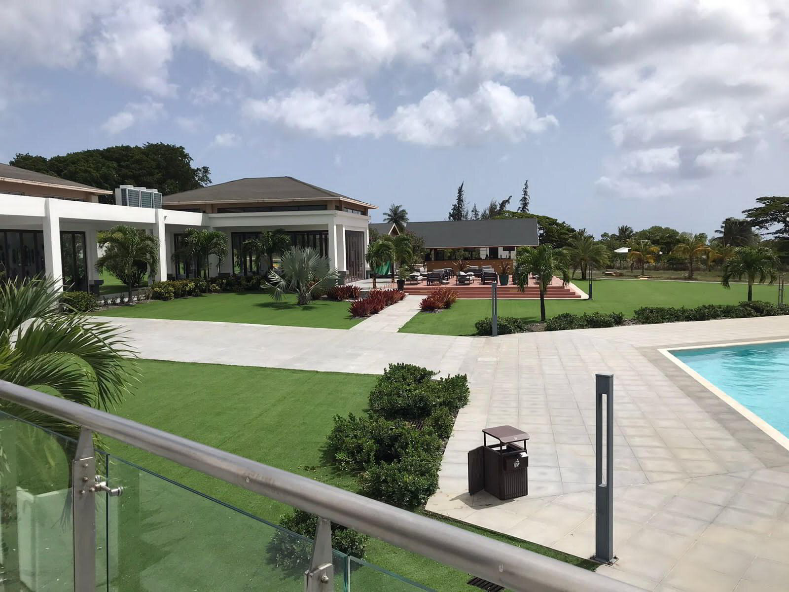 Hospitality property architecture and grounds