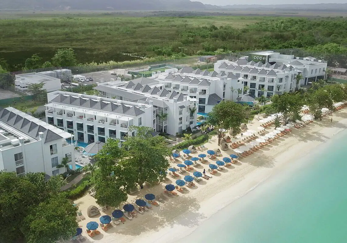 Luxury beachfront hotel and resort operation