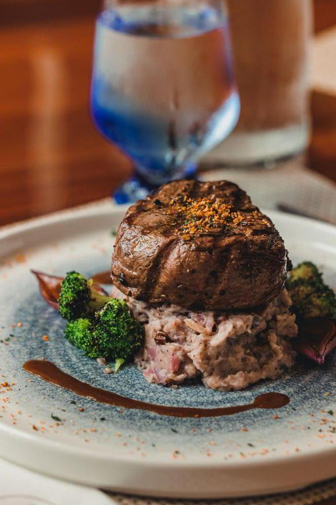 Chef-prepared gourmet main course